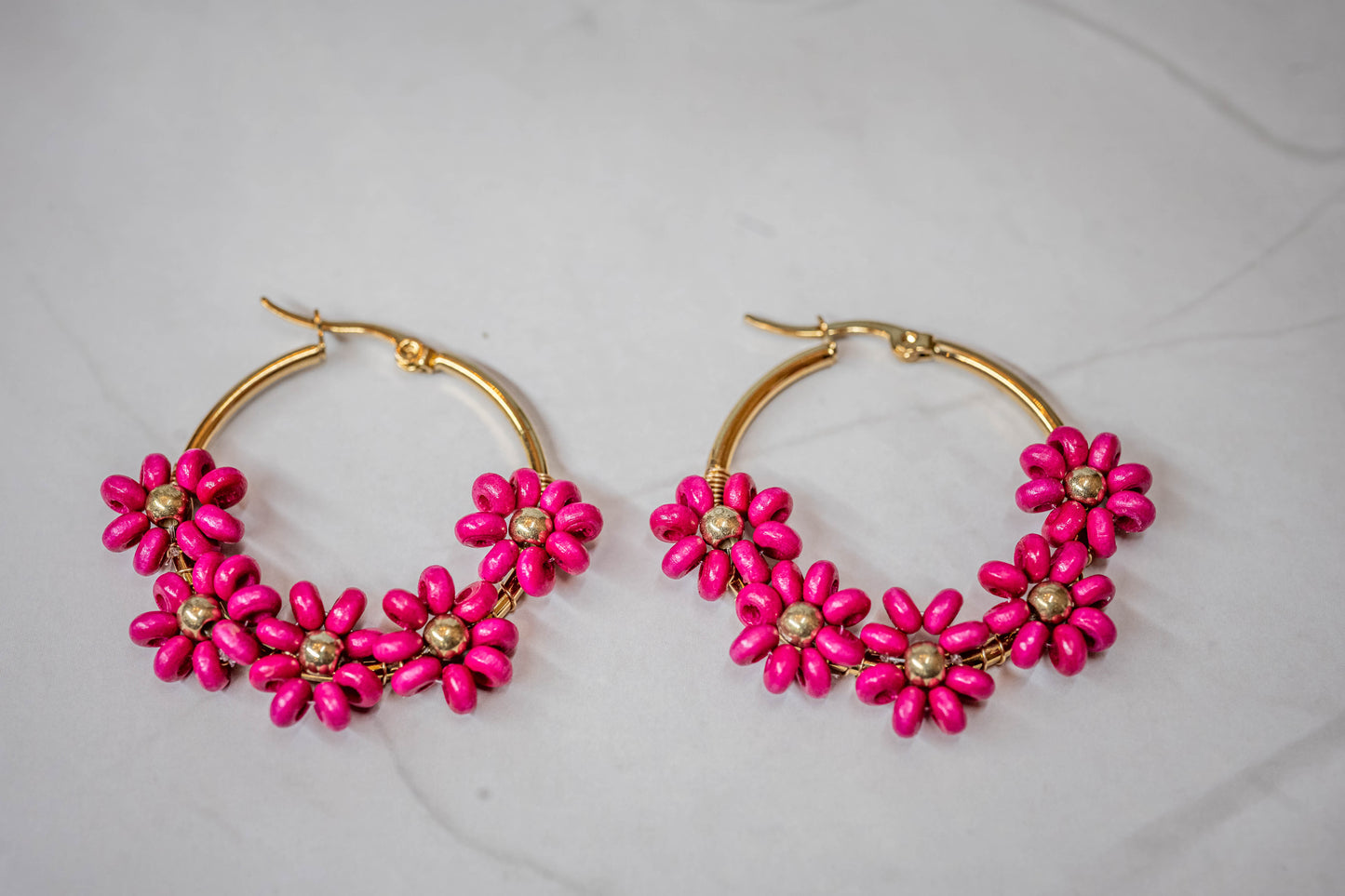 3 floresitas earrings