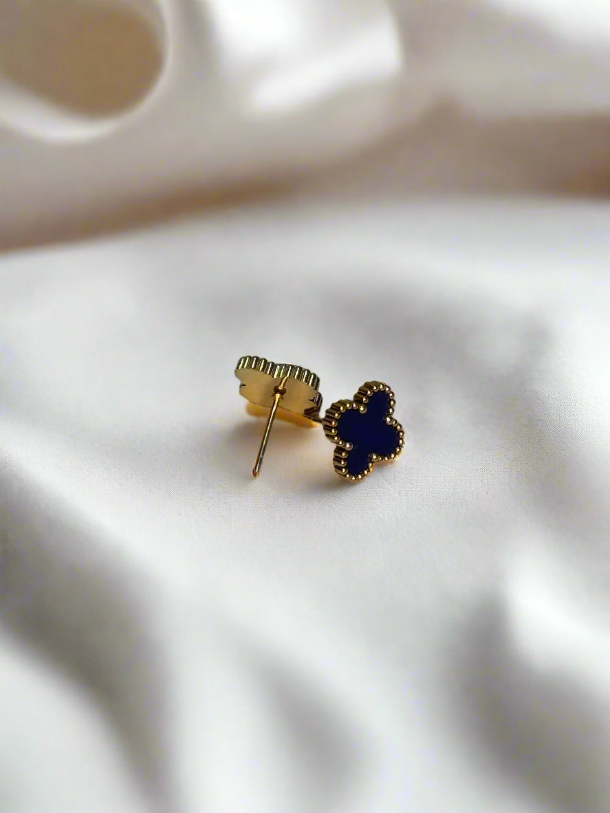 4 clover studs (18k gold)