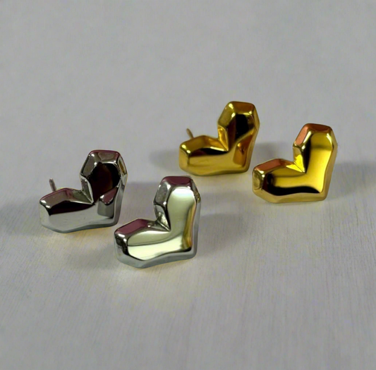 chunk of love earrings