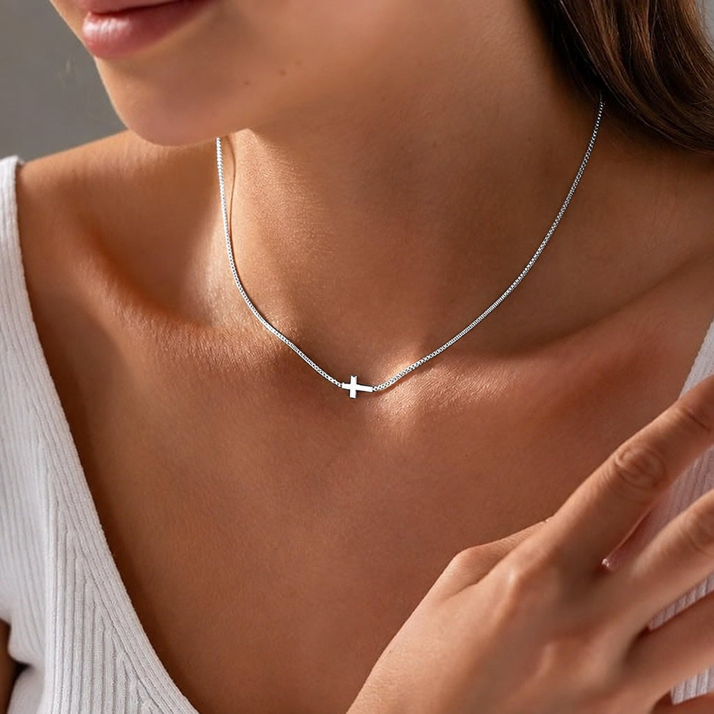 Mini Cross Necklace